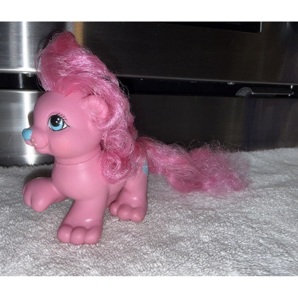 My Little Pony MLP G1 Pony Friends "Kingsley the Lion" Pink Vintage 1987